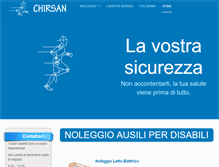 Tablet Screenshot of chirsan.it
